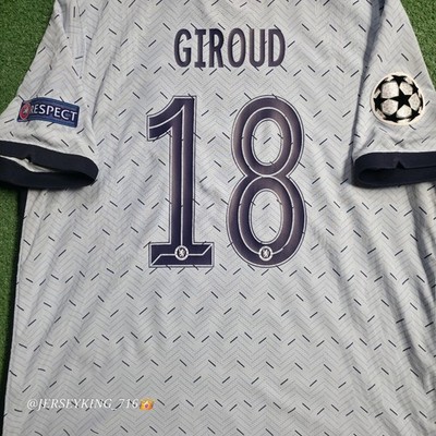 新品 CHELSEA FC Giroud 18 NIKE サイズL チェルシー Nike Chelsea FC Olivier Giroud#18 2020/2021 Authentic Away Jersey