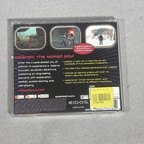 Omikron: The Nomad Soul (Sega Dreamcast, 2000) CIB Tested Reg Card David Bowie