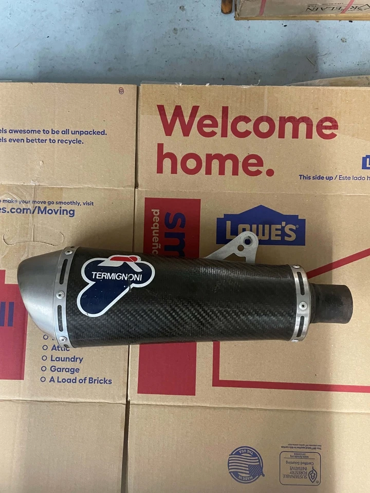 Silenciador de repuesto Termignoni Ducati Hypermotard 796 para escape Race 96311608B Foto 3 de 4