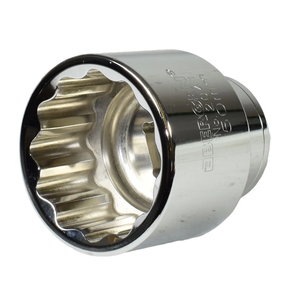 50 mm 3/4" Drive Deep Metric MM Socket 12PT (lado) para tuercas de cubo... - Imagen 2 de 4