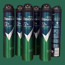 Rexona  Men Quantum Dry deodorant Body Spray Antiperspirant 200ml/6.76oz(6 Pack)