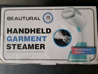 Garment Steamer Handheld  w/2 Attachments Beautural Model: 722NA-0001 New In Box