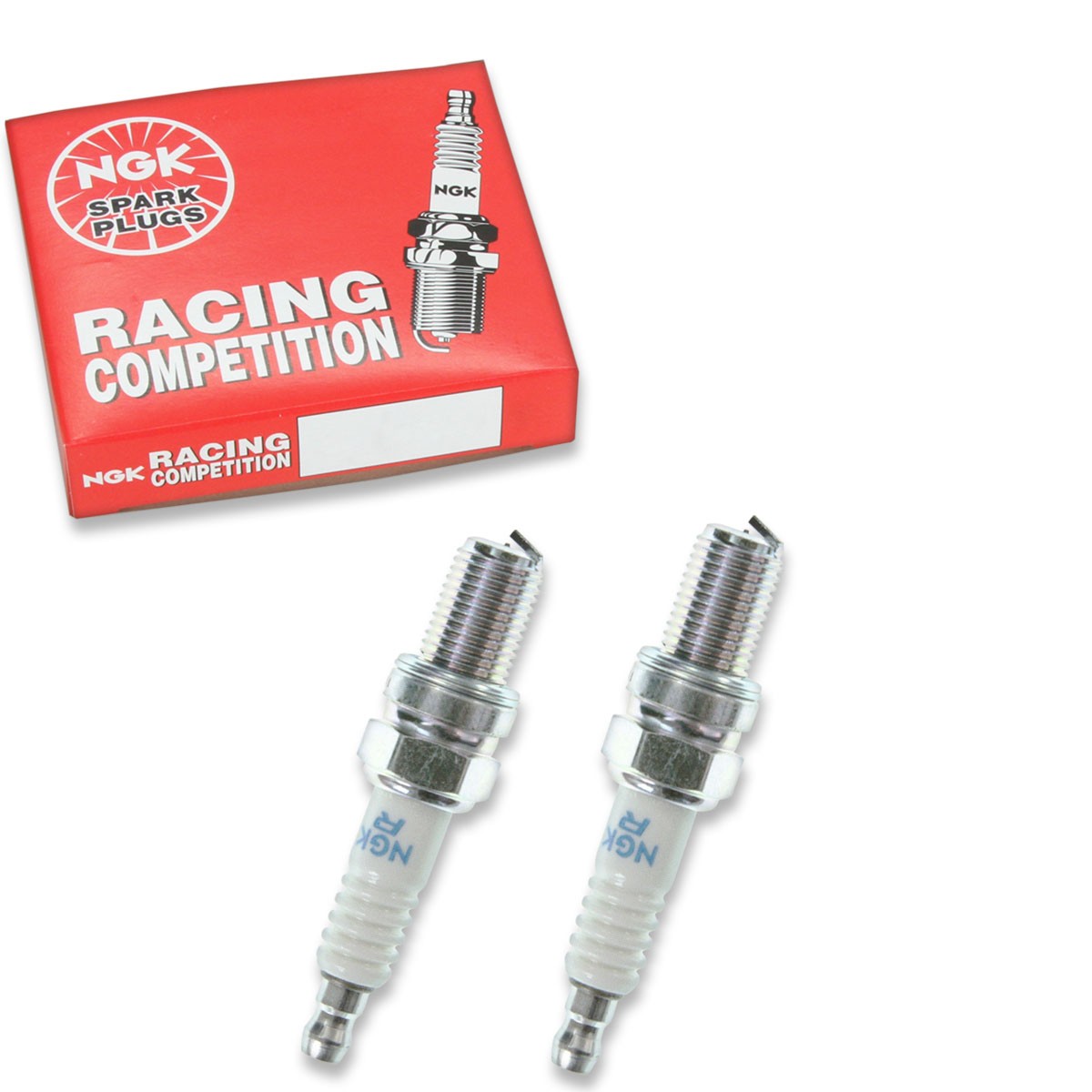 2 pc NGK 5281 R2525-10 Racing Spark Plugs for RA59GC IXU01-31 AR4133 A57R lo