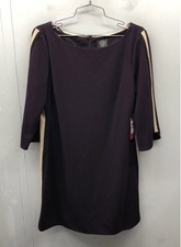 Vince Camuto NWT Purple Colorblock Side Stripe Sheath Dress Womens Size 12