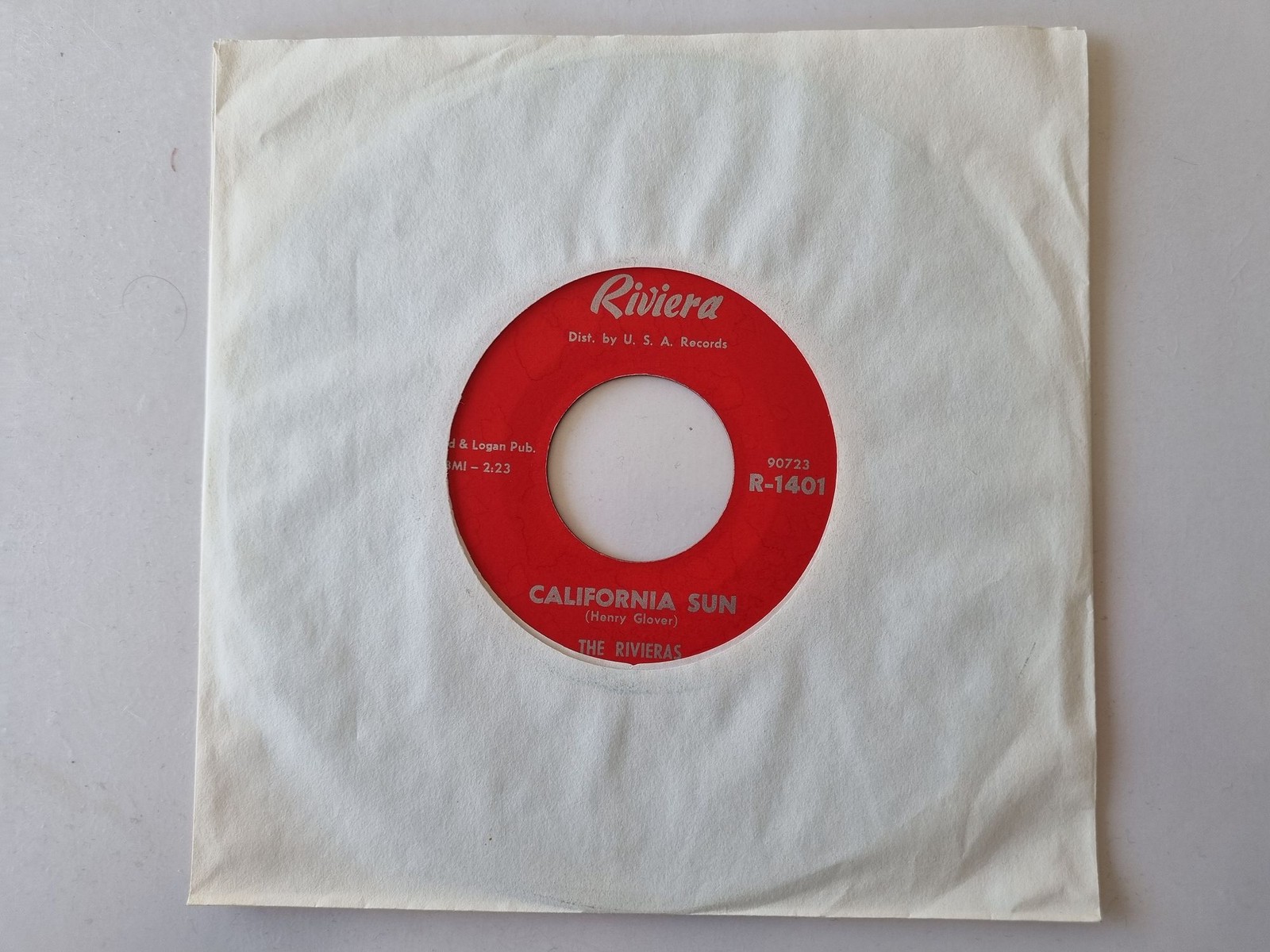 The Rivieras - California Sun 7'' Vinyl US