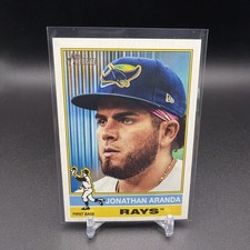 2025 Topps Heritage High Number #530 Jonathan Aranda Tampa Bay Rays