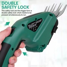 2in1 7.2V Cordless Hedge Trimmer 2in1 Grass Shear Shrub Branch Cutter USB Charge