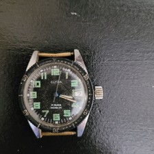 Montre CLYDA, Waterproof, automatique, 17rubis, Incabloc. Fonctionne