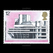 ARCHITECTURE : GB 1975 QEII 12p. National Theatre, London; Stamp  MNH SG979