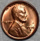 Brilliant Uncirculated 1930-S Lincoln Cent, Blazing, Full-Red pecimen.