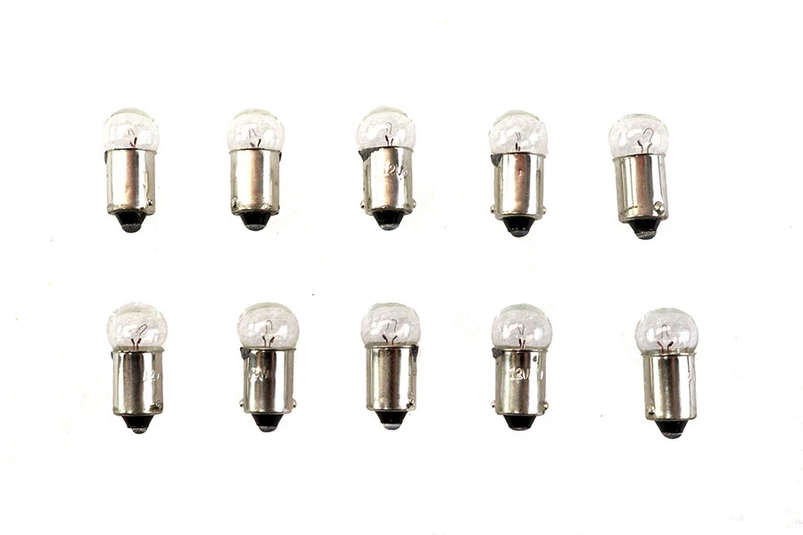 Mini bombilla de 12 voltios para intermitente e indicador para Harley Davidson Foto 2 de 4