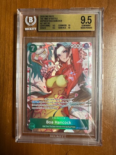 Boa Hancock (Alternate Art) graded BGS 9.5 for sale on eBay