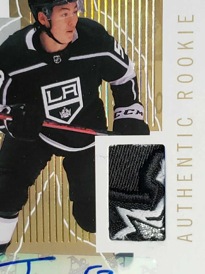 Jordan Spence 2022-23 SP Game Used Authentic Rookie Gold /15 Los Angeles King RC - Image 2 of 4