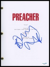 Dominic Cooper "Preacher' AUTOGRAPH Signed Complete Pilot Episode Script ACOA