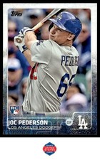 2015 Topps Opening Day #193 Joc Pederson Rookie Card. rookie card picture