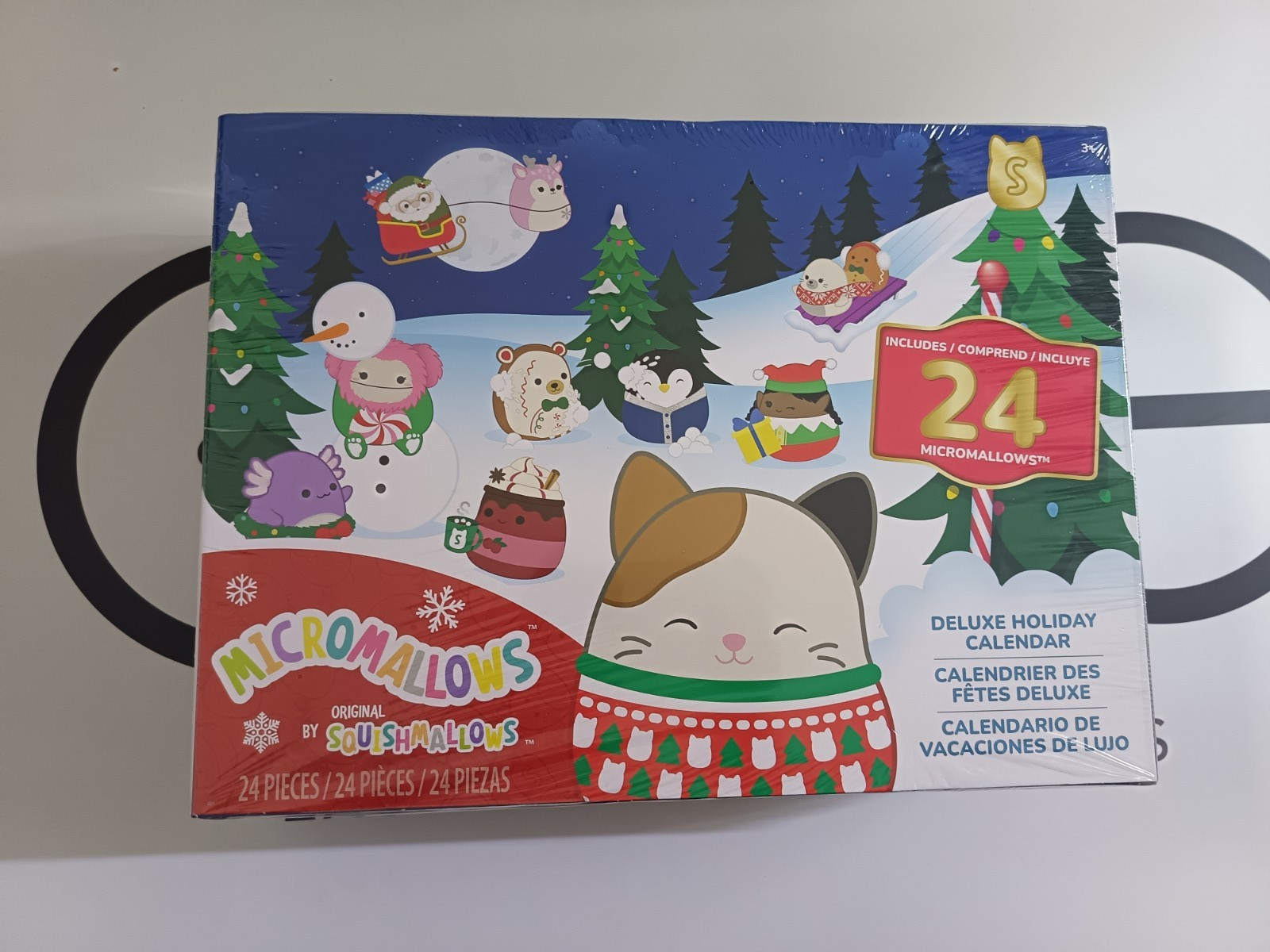 Micromallows Squishmallows 24-Day Plush Advent Calendar for Christmas Gift