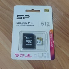 Silicon Power 512GB Micro SD Card U3 SDXC microsdxc High Speed MicroSD Card