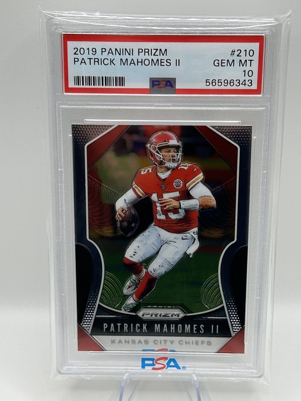 PATRICK MAHOMES II 2019 Prizm #210 Kansas City Chiefs PSA 10 GEM MT