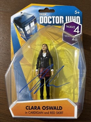 Doctor Who Clara Oswald Figur Wave 4 signiert von Jenna Coleman
