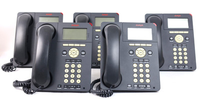 Lot Of 5 Avaya 9620 IP Telephone (700426711) w219