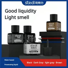 STEDI Water Based Panel Liner [Normal Color] for Model Kits.  Black, Brown, Grey