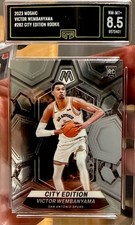 2023 Panini Mosaic Rookie Victor Wembanyama City Edition  #282 Graded Spurs