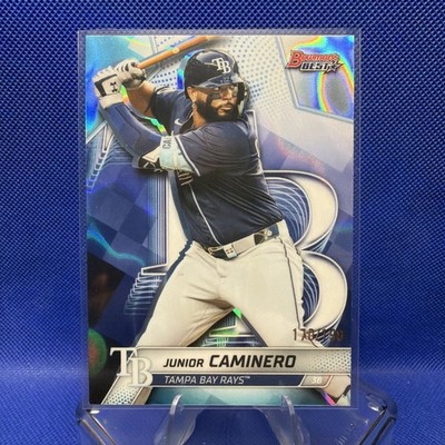 JUNIOR CAMINERO 2025 BOWMAN'S BEST AQUA LAVA REFRACTOR RAYS A /199 F81