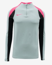Nike Men Dri-Fit STRIKE Drill T-Shirts Training Gray GYM Top Jersey FN2404-395