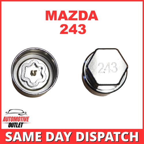 LOCKING WHEEL NUT MASTER SECURITY KEY BOLT SOCKET REMOVER NUMBER 243 FOR MAZDA