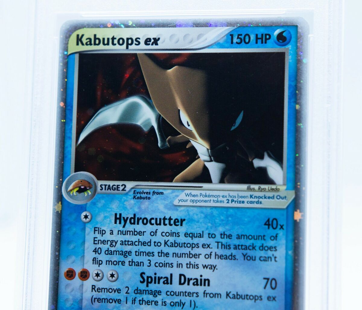 PSA 7 KABUTOPS EX 97/100 Ultra Rare Holo Ex Sandstorm E PSA 7 KABUTOPS EX 97/100 Ultra Rare Holo Ex Sandstorm E