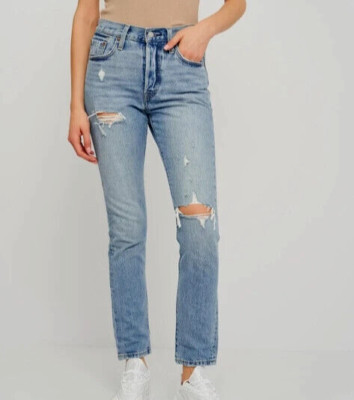 NEU LEVIS 501 S SKINNY can't touch this JEANS W30 L32 Größe UK 12 Damen Ladies