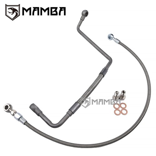 PTFE Turbo Oil Feed Supply Line For 18~ Luxgen GT220 1.8T 49377-01870 TD04L - Picture 3 of 5