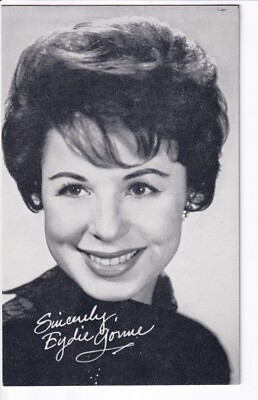 Eydie Gorme Arcade Card Billboard Exhibit Vintage 1960's Era