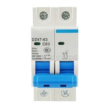DZ47-63 Circuit Breaker 6-63A Overload Short Circuit Protetion 400V 50Hz New