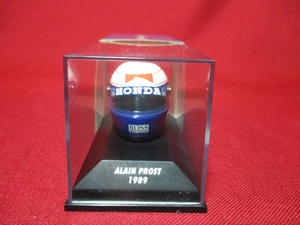 1989 Alain Prost WORLD CHAMPION Bell Honda McLaren Helmet Formula 1 Minichamps - Image 2 of 4