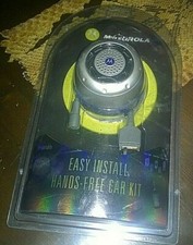 Telephony/Cellphones/Handsfree"MOTOROLA EASY INSTALL HANDS FREE CAR KIT NEW "