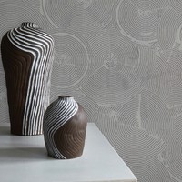 Tadessi Vliestapete Grafik Meo M1-No.1610 Grau Silber Geometrisch Modern