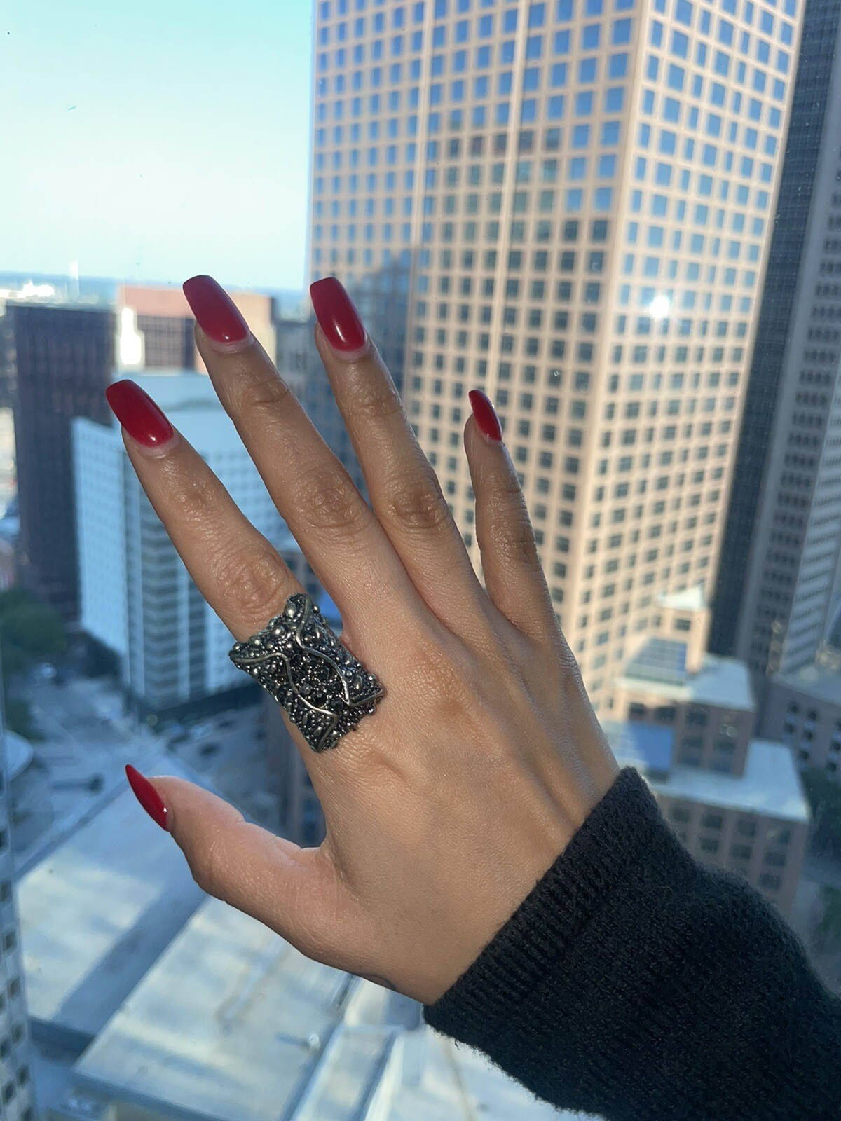 Captivating Vintage Square Ring - A Statement - image 5