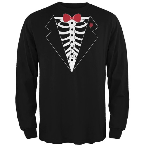 Tuxedo Skeleton Costume Black Adult 