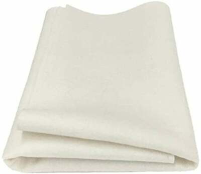 100% MERINO WOOL FELT  18 X 22 Sheet-  MADE IN USA- Natural Sew, Craft,  Dyeable