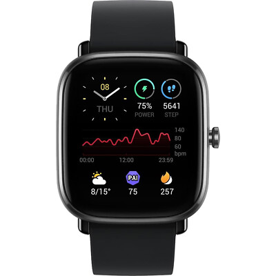 Amazfit GTS 2 Mini Bluetooth Mitternacht schwarz Smartwatch NEU