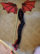 Costume Dragon 54" Retractable Wingspan Wings With Connected Tail