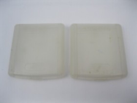 Sega Game Gear Clear Plastic Clamshell Case OEM Original Gamegear Lot Of 2