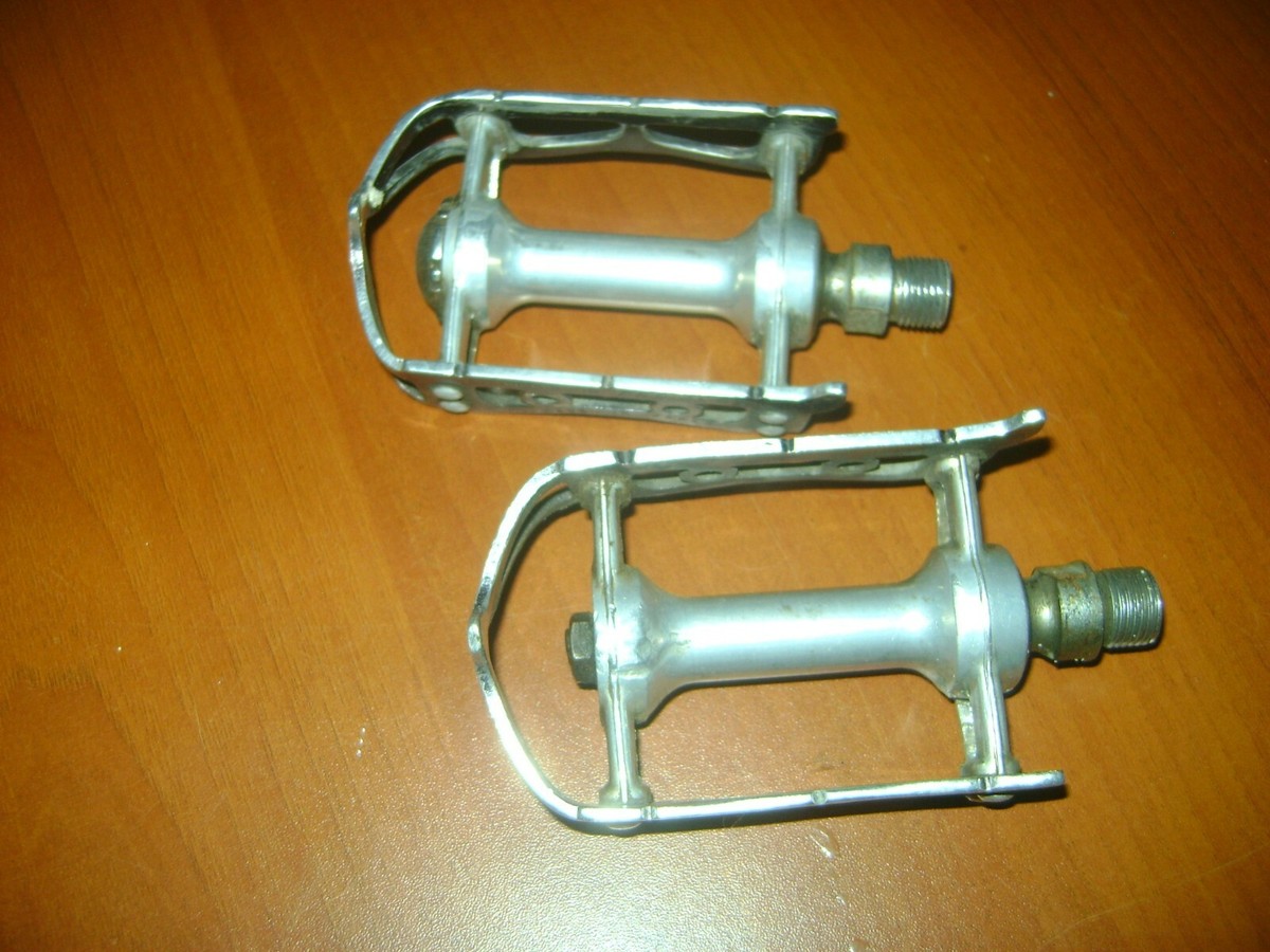 Paire De Pédales Kyokuto Pro Ace Track - Cages Acier Inox KKT - Pour Vélo Pista/fixie - Occasion