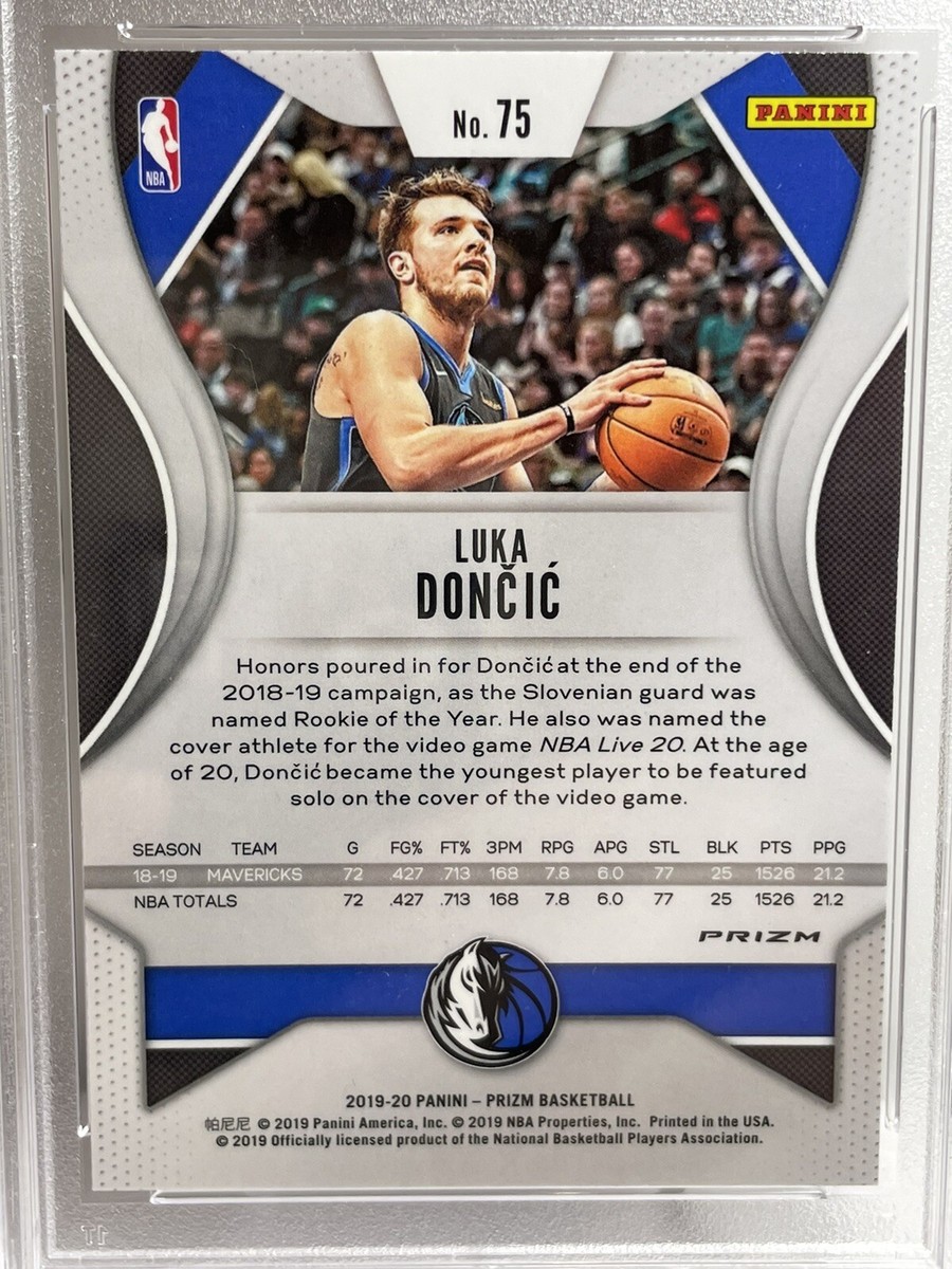 2019 Prizm Luka Doncic PSA 9 #75 Red White Blue Investment