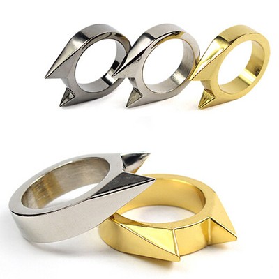1pcs edc self defence stainless steel ring finger