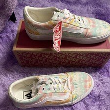 Size 8.5 - VANS Ward Psychedelic Tie Dye W