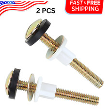 2Pcs Universal Toilet Seat Bolt and Screw Set Heavy Duty Toilet Sea...