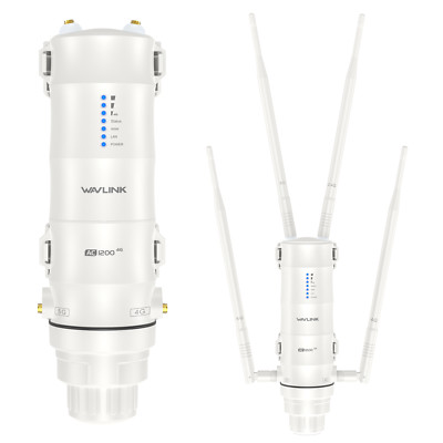 WAVLINK AC1200 4G LTE Outdoor WLAN Router Dual-Band mit SIM-Karten-Schacht
