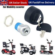 Replacement On Off Ignition Switch Lock with 2 Key For Pride Mobility Scooter UK